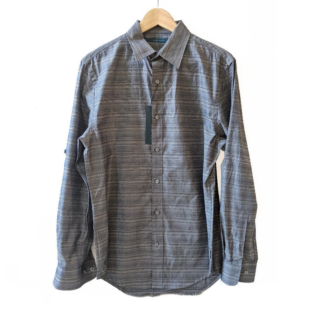 Men's Perry Ellis Dark Sapphire Button Down Shirt